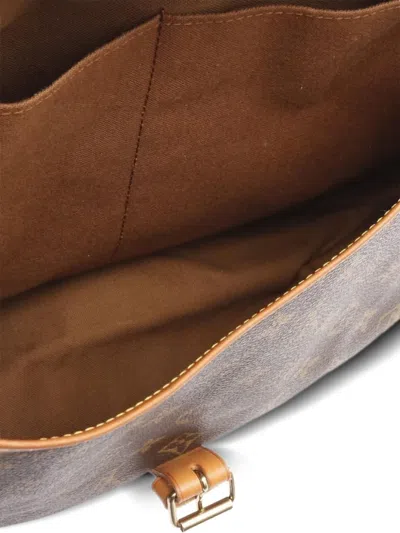 Pre-owned Louis Vuitton 1995 Saumur 35 Shoulder Bag In Brown