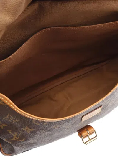 Pre-owned Louis Vuitton 1995 Saumur 35 Shoulder Bag In Brown