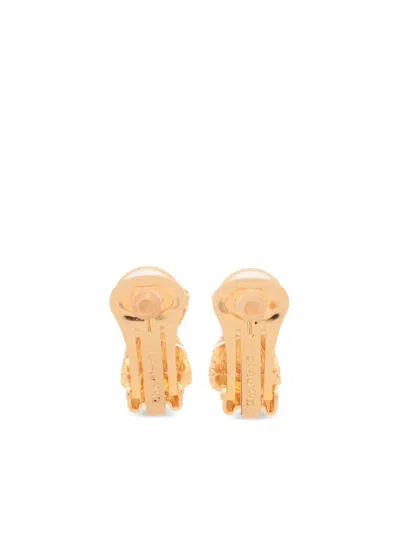 Pre-owned Dior Cross Pattern Earrings
