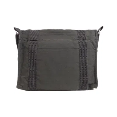 Pre-owned Hermes Black Canvas Shoulder Bag ()