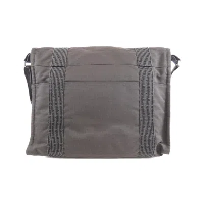 Pre-owned Hermes Black Canvas Shoulder Bag ()