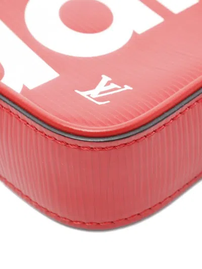 Pre-owned Louis Vuitton X Supreme 2017 Épi Danube Ppm Cross Body Bag
