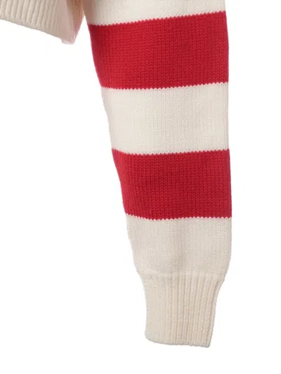 Pre-owned Miu Miu Striped Crew-neck Jumper