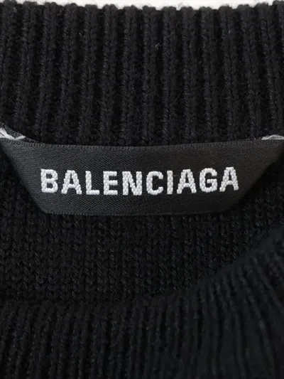 Pre-owned Balenciaga 2023 Languages Logo-pattern Sweater