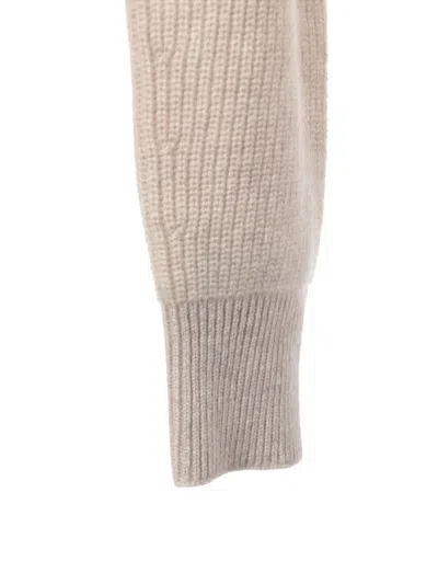 Pre-owned Hermes Ribbed Long-sleeve Cashmere Cardigan