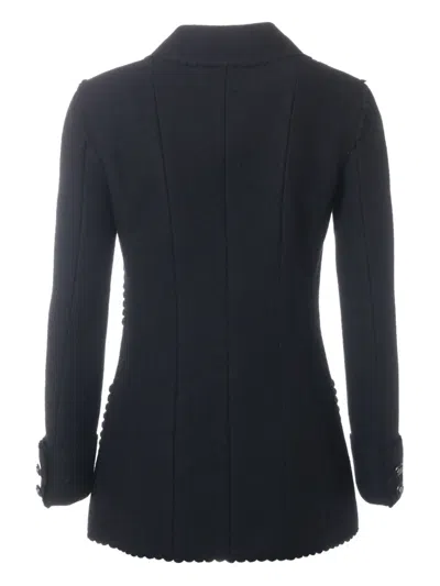 Pre-owned Chanel 2014 Scalloped Wool Jacket