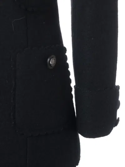 Pre-owned Chanel 2014 Scalloped Wool Jacket