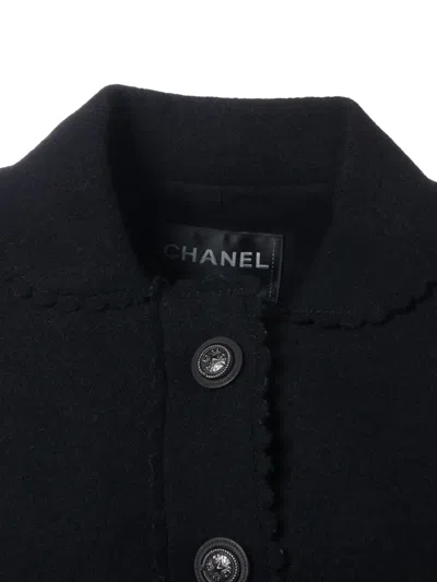 Pre-owned Chanel 2014 Scalloped Wool Jacket