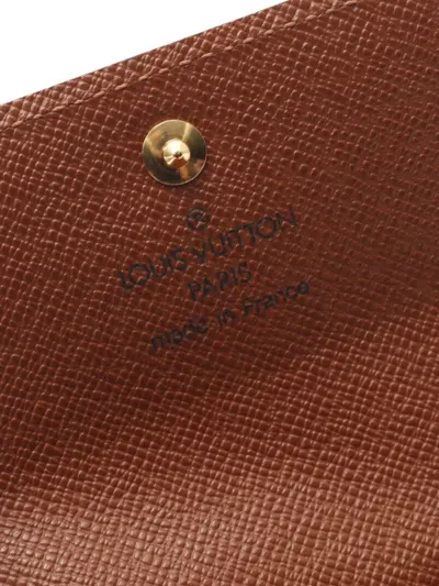 Pre-owned Louis Vuitton 2003 Monogram Coin Purse In Brown