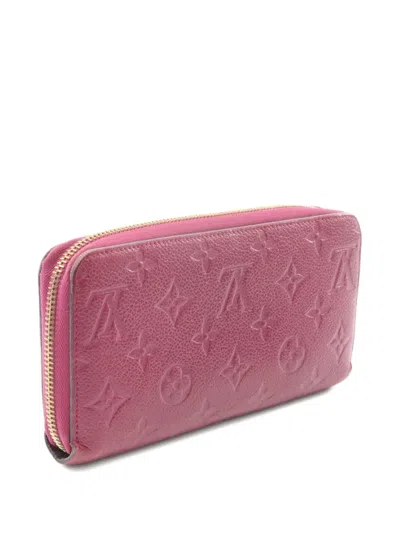 Pre-owned Louis Vuitton 2015 Zippy Wallet In Pink