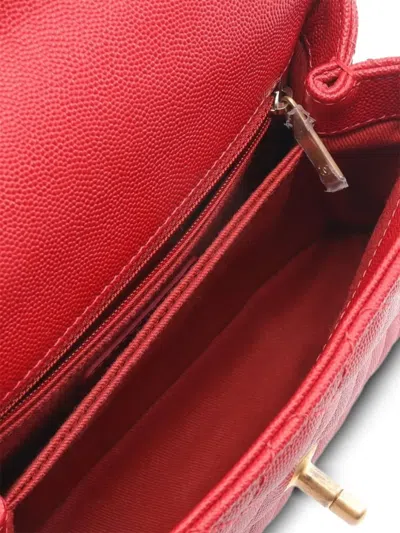 Pre-owned Chanel 2018 Coco Handbag In Red