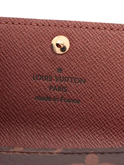Pre-owned Louis Vuitton Multiclés 6 Key Holder In Brown