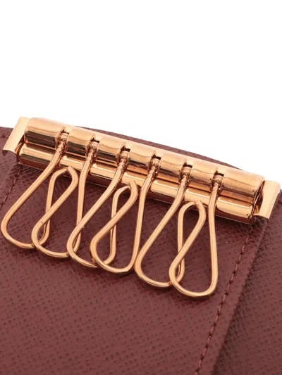 Pre-owned Louis Vuitton Multiclés 6 Key Holder In Brown