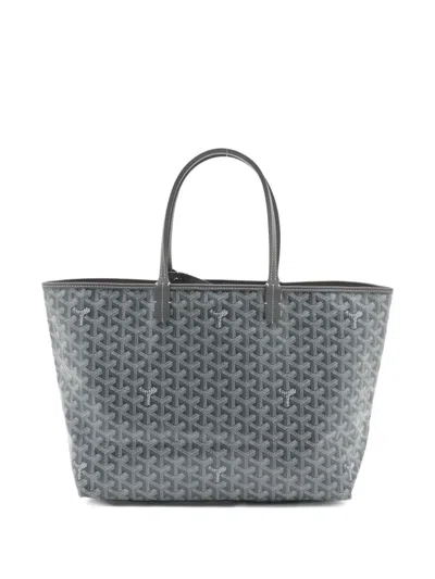Pre-owned Goyard 2024  Saint Louis Pm Tote Bag In Gray