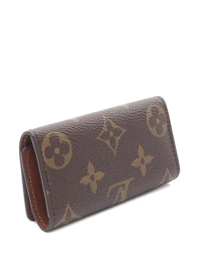 Pre-owned Louis Vuitton 2010s Monogram Four Ring Key Case