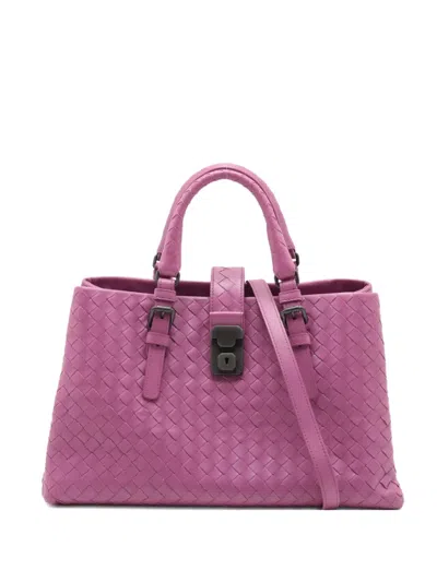 Pre-owned Bottega Veneta 2023 Roma Intrecciato Tote Bag
