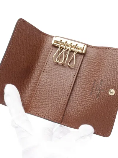 Pre-owned Louis Vuitton 2010s Monogram Four Ring Key Case