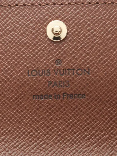 Pre-owned Louis Vuitton 2010s Monogram Four Ring Key Case