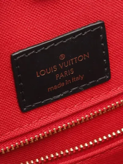 Pre-owned Louis Vuitton 2021 Monogram Giant Reverse On-the-go Mm Tote Bag In Brown