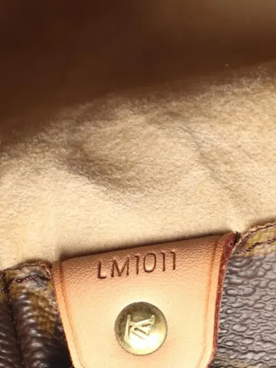 Pre-owned Louis Vuitton 2001 Monogram Luco Tote Bag In Brown