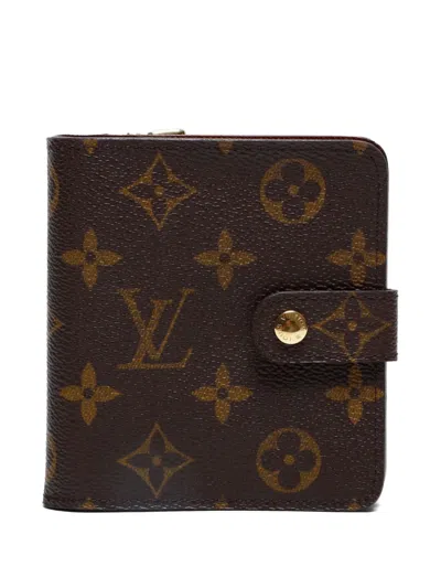 Pre-owned Louis Vuitton 2003 Monogram Compact Zip Wallet