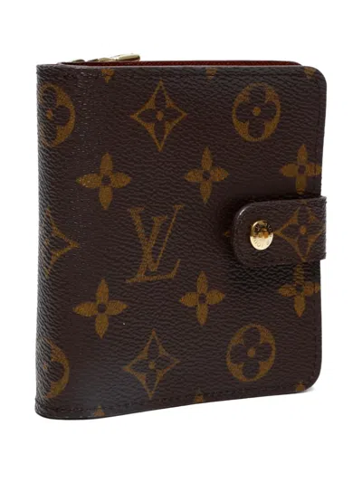 Pre-owned Louis Vuitton 2003 Monogram Compact Zip Wallet