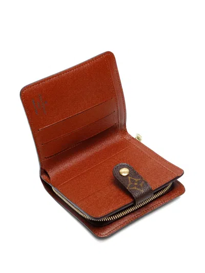 Pre-owned Louis Vuitton 2003 Monogram Compact Zip Wallet