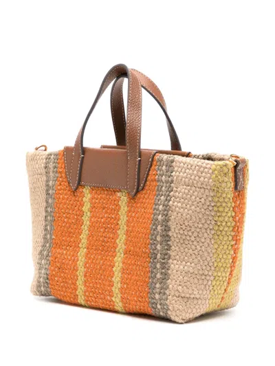 Anya Hindmarch Mini Maison Bengal Beach Bag
