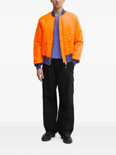 Alpha Industries Heritage Bomber Jacket In Blue