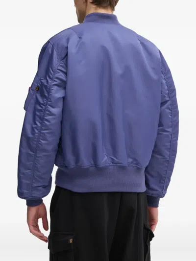 Alpha Industries Heritage Bomber Jacket In Blue