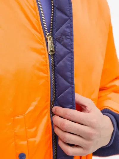 Alpha Industries Heritage Bomber Jacket In Blue