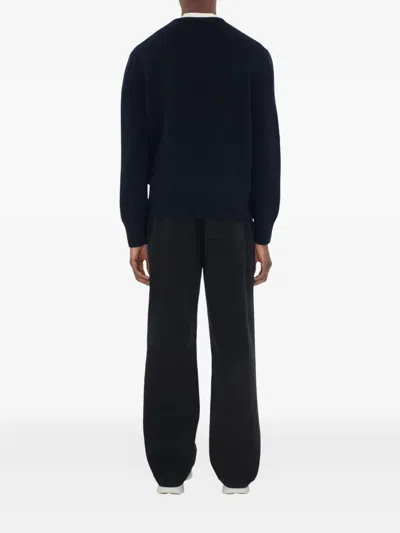 Burberry Equestrian Knight-motif Sweater In Black