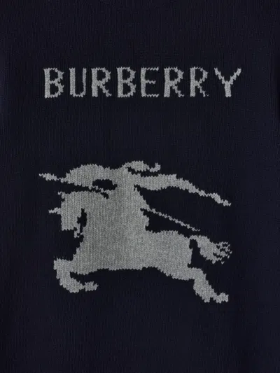 Burberry Equestrian Knight-motif Sweater In Black