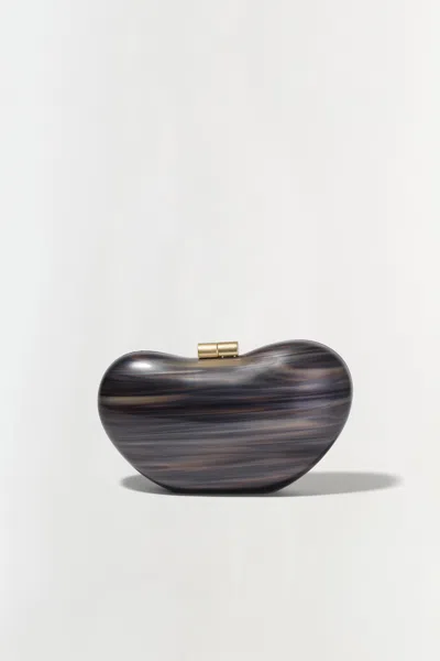 Simkhai Shadow Clutch In Black