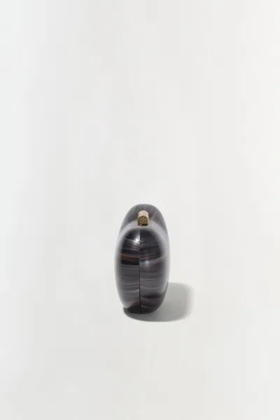 Simkhai Shadow Clutch In Black