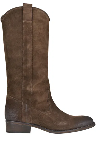 Mimmu Suede Texan Boots