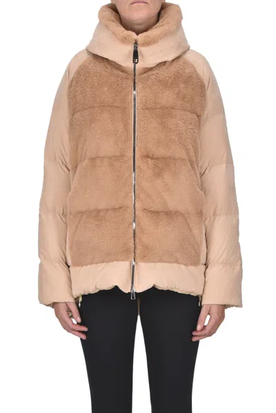 Martylo Eco-fur Insert Down Jacket