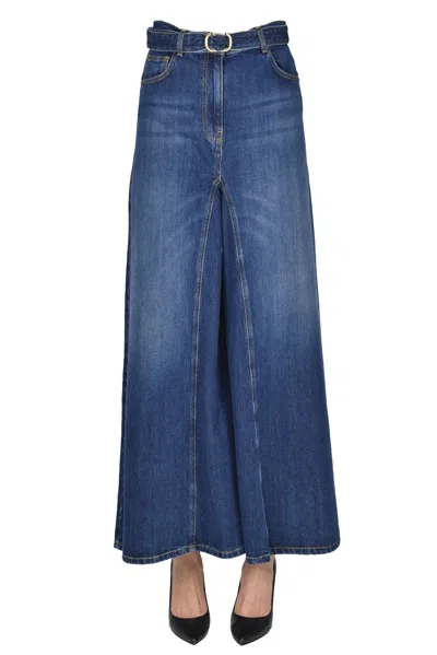 Twinset Milano Denim Pants Skirt