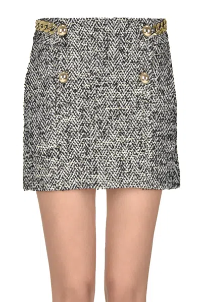 Ermanno Firenze By Ermanno Scer Tweed Mini Skirt