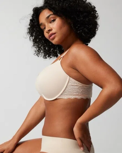 Soma Embraceable Push-up Plunge Bra With Lace In Gray Size 42c |  Women's Bras