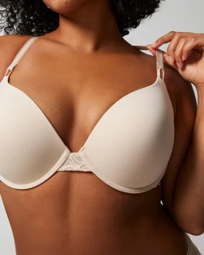 Soma Embraceable Push-up Plunge Bra With Lace In Gray Size 42c |  Women's Bras