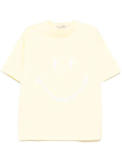 Joshua Sanders Glitter T-shirt In Neutral