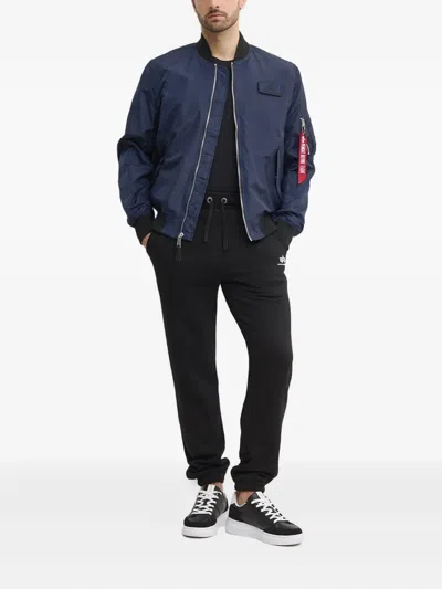 Alpha Industries Ma-1 Bomber Jacket In Blue