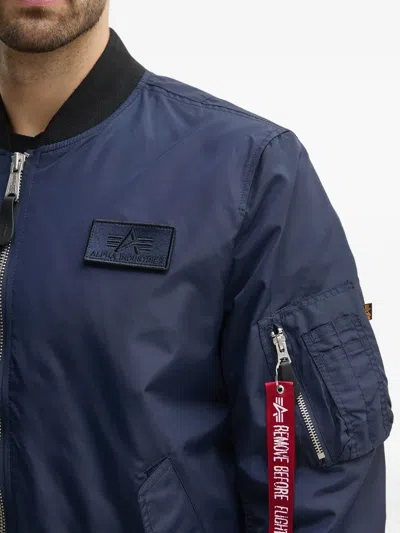Alpha Industries Ma-1 Bomber Jacket In Blue