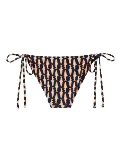 La Doublej String Bikini Bottoms Pesciolini In Multi
