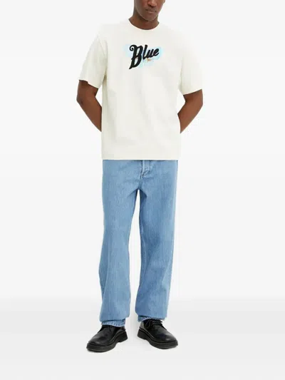 Bluemarble Butterfly-print T-shirt In White