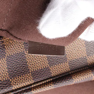 Pre-owned Louis Vuitton Brown Coated Canvas Damier Canvas Leather Pvc Shoulder Bag ()