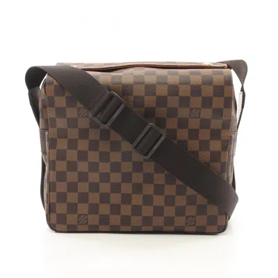 Pre-owned Louis Vuitton Brown Coated Canvas Pvc Damier Canvas Leather Shoulder Bag ()