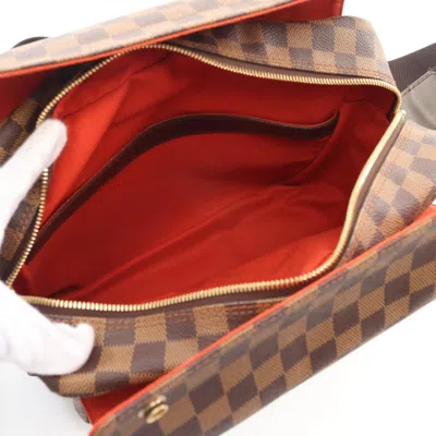 Pre-owned Louis Vuitton Brown Coated Canvas Pvc Damier Canvas Leather Shoulder Bag ()