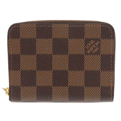 Pre-owned Louis Vuitton Brown Damier Canvas Damier Canvas Coin Purse/coin Case ()